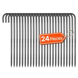 VEVOR Σετ 24 Γαλβανισμένων Αντιρίδων Βάσης J Hook 16 ιντσών LWDDJG1... VEVOR Σετ 24 Γαλβανισμένων Αντιρίδων Βάσης J Hook 16 ιντσών LWDDJG1...