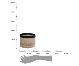 Atmosphera Σετ 3 Μαύρων Καλαθιών από Γιούτα H&S Decoration 168414 Atmosphera Σετ 3 Μαύρων Καλαθιών από Γιούτα H&S Decoration 168414