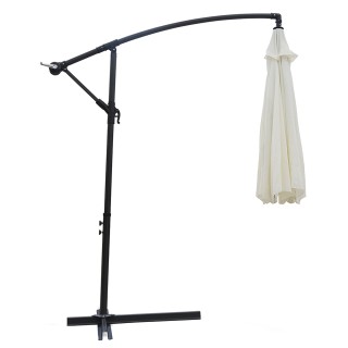 Galileo Ομπρελόνι λαμπάρα κήπου CRU 300 x Υ 245 εκ. από ανθρακούχο ...