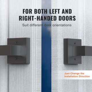 VEVOR Μονή Λαβή Πόρτας, 2 Τεμ, Μαύρο Ματ WGNMBS2JFX0052DBPV0 VEVOR Μονή Λαβή Πόρτας, 2 Τεμ, Μαύρο Ματ WGNMBS2JFX0052DBPV0