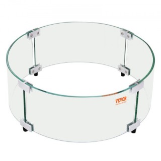 VEVOR Προστατευτικό Ανέμου για Τζάκι, Στρογγυλή Γυάλινη Ασπίδα Φλόγ... VEVOR Προστατευτικό Ανέμου για Τζάκι, Στρογγυλή Γυάλινη Ασπίδα Φλόγ...