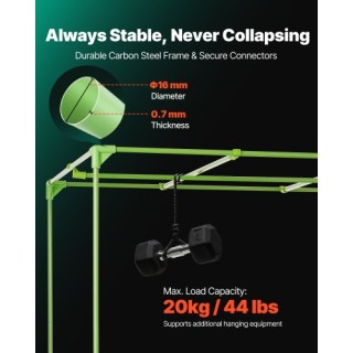 VEVOR Σκηνή Καλλιέργειας 120 x 120 x 200 cm, Υψηλής Αντανάκλασης My... VEVOR Σκηνή Καλλιέργειας 120 x 120 x 200 cm, Υψηλής Αντανάκλασης My...