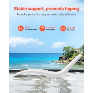 VEVOR Ξαπλώστρες Πισίνας 2 Τεμάχια GJTYPEXX2JZBC6WWCV0 VEVOR Ξαπλώστρες Πισίνας 2 Τεμάχια GJTYPEXX2JZBC6WWCV0