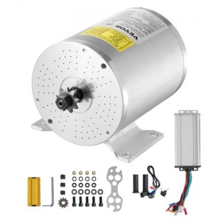 VEVOR Σετ Ηλεκτρικού Κινητήρα 2000W 48V 4300rpm & Ελεγκτής Ταχύτητα... VEVOR Σετ Ηλεκτρικού Κινητήρα 2000W 48V 4300rpm & Ελεγκτής Ταχύτητα...
