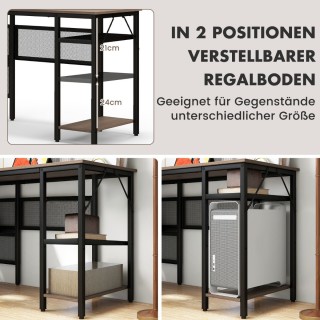 Costway Μοντέρνο Γραφείο σε Σχήμα L με Αναστρέψιμο Σχεδιασμό και Π... Costway Μοντέρνο Γραφείο σε Σχήμα L με Αναστρέψιμο Σχεδιασμό και Π...