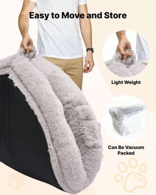 VEVOR Κρεβάτι Σκύλου για Ανθρώπους, Ορθοπεδικό Memory Foam, 1760 x ...