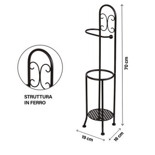 Galileo Κρεμαστή Βάση Χαρτιού Υγείας σε Σίδερο Est 5921983 Τυχαία Ε...