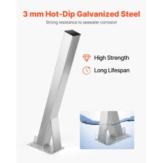 VEVOR Βάση Βίντσι Σκάφους με U-Bolts για Τρέιλερ 76x76-101 mm CYJPZ...