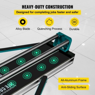 VEVOR Κόφτης Πλακιδίων 1200MM, Χειροκίνητος Κόφτης Κεραμικών 48 Υψη...