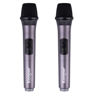 Kooper Ασύρματο Καραόκε 40W με 2 Μικρόφωνα και Τηλεχειριστήριο Koop...