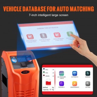 Αυτόματη Μηχανή Ανάκτησης Ψυκτικού VEVOR - Διπλός Κύλινδρος για R13... Αυτόματη Μηχανή Ανάκτησης Ψυκτικού VEVOR - Διπλός Κύλινδρος για R13...