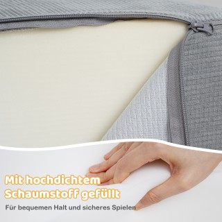 Costway Σετ 5 Τεμαχίων Αφρώδη Τουβλάκια με Λακούβα Μπάλας & Υφασμάτ... Costway Σετ 5 Τεμαχίων Αφρώδη Τουβλάκια με Λακούβα Μπάλας & Υφασμάτ...