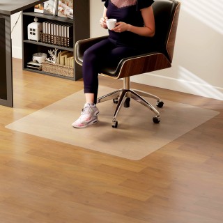 HOMCOM Διάφανο Πλαστικό Χαλάκι Προστασίας Δαπέδου 120x120 cm για Κα... HOMCOM Διάφανο Πλαστικό Χαλάκι Προστασίας Δαπέδου 120x120 cm για Κα...