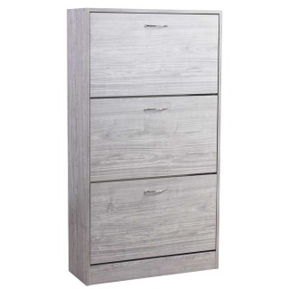 BAKAJI Ντουλάπα παπουτσιών 3 φύλλων με ράφια διπλού βάθους ξύλο 63... BAKAJI Ντουλάπα παπουτσιών 3 φύλλων με ράφια διπλού βάθους ξύλο 63...