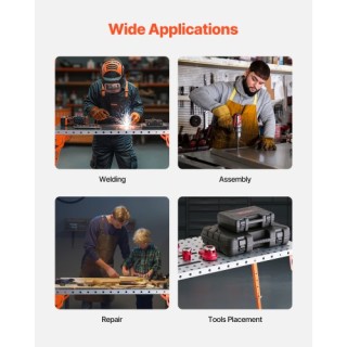 VEVOR Συγκολλητικό Τραπέζι 44 x 21 500 Λίβρες Πτυσσόμενο Εργαστήριο... VEVOR Συγκολλητικό Τραπέζι 44 x 21 500 Λίβρες Πτυσσόμενο Εργαστήριο...