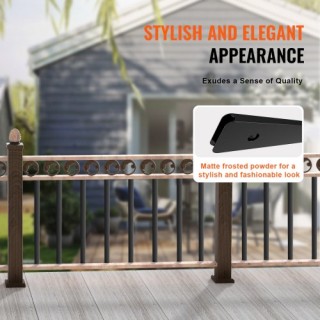 VEVOR Μεταλλικά Κάγκελα Σκάλας 51τμχ 29.5x1 Αλουμινίου με Βίδες BP... VEVOR Μεταλλικά Κάγκελα Σκάλας 51τμχ 29.5x1 Αλουμινίου με Βίδες BP...