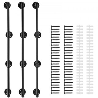 VEVOR Ράφι Βιομηχανικού Στυλ 4 Επιπέδων 3ΤΜΧ 11.8in Χωρίς Σανίδες ... VEVOR Ράφι Βιομηχανικού Στυλ 4 Επιπέδων 3ΤΜΧ 11.8in Χωρίς Σανίδες ...