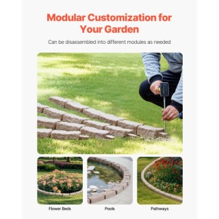 VEVOR Περίγραμμα Κήπου με Ψευδοπέτρα για Μονοπάτια RZSPZXCCZS00MU8Y3V0 VEVOR Περίγραμμα Κήπου με Ψευδοπέτρα για Μονοπάτια RZSPZXCCZS00MU8Y3V0