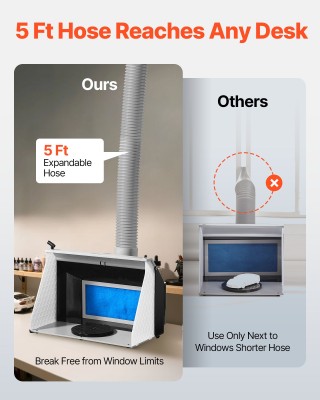 VEVOR Φορητός Θάλαμος Ψεκασμού με Αερογράφο, Διπλοί Ανεμιστήρες και... VEVOR Φορητός Θάλαμος Ψεκασμού με Αερογράφο, Διπλοί Ανεμιστήρες και...