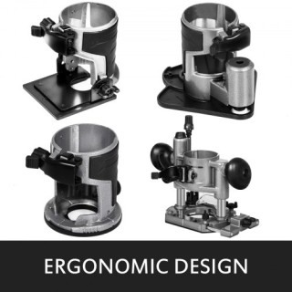 Σετ Φρέζας Ξύλου VEVOR 6.5Amp 1-1/4 HP με Μεταβλητή Ταχύτητα  KCJSC...