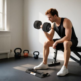 SPORTNOW Σετ Ρυθμιζόμενων Βαρών 7/13/18/24 κιλών με Βάση Αποθήκευση...