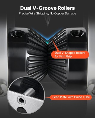 VEVOR Χειροκίνητο Μηχάνημα Απογύμνωσης Καλωδίων 1.5-30mm για Ανακύκ... VEVOR Χειροκίνητο Μηχάνημα Απογύμνωσης Καλωδίων 1.5-30mm για Ανακύκ...