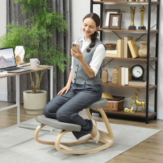 HOMCOM Καρέκλα Προσευχής με Κίνηση Κουνίσματος, από Ύφασμα και Ξύλο... HOMCOM Καρέκλα Προσευχής με Κίνηση Κουνίσματος, από Ύφασμα και Ξύλο...