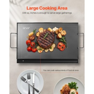VEVOR Επίπεδη Σχάρα 24x16 Carbon Steel BBQ DCJPTG2416IN6RCEUV0