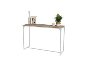 Ξύλινη Κονσόλα με Λευκή Μεταλλική Βάση 120x39xh79cm Urban Living 15... Ξύλινη Κονσόλα με Λευκή Μεταλλική Βάση 120x39xh79cm Urban Living 15...