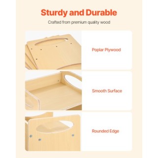 VEVOR Σετ Τραπεζιού και Καρέκλας Montessori για Παιδιά από Ξύλο ETD... VEVOR Σετ Τραπεζιού και Καρέκλας Montessori για Παιδιά από Ξύλο ETD...