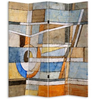 BAKAJI Παραβάν Διαχωριστικό 4 Πάνελ Εκτύπωση Μπρος Πίσω Αφηρημένος... BAKAJI Παραβάν Διαχωριστικό 4 Πάνελ Εκτύπωση Μπρος Πίσω Αφηρημένος...