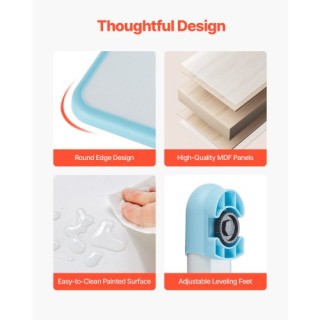 VEVOR Σετ Καρέκλα και Γραφείο Παιδικό με Ρυθμιζόμενο Ύψος & Κλίση Μ... VEVOR Σετ Καρέκλα και Γραφείο Παιδικό με Ρυθμιζόμενο Ύψος & Κλίση Μ...