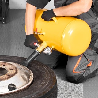 VEVOR Επαγγελματικός Αεροδυναμιστής Ελαστικών, 10 Γαλ, 87-116 PSI, ...