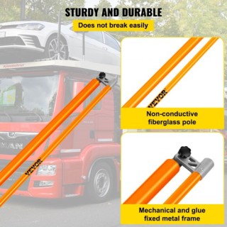 Ρυθμιζόμενος Μετρητής Ύψους Φορτηγών VEVOR 20 από Fiberglass GDSSC... Ρυθμιζόμενος Μετρητής Ύψους Φορτηγών VEVOR 20 από Fiberglass GDSSC...