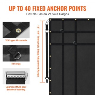 VEVOR Βαρύ Καθαρό Φορτίο 72 x 57 Ρυθμιζόμενοι Γάντζοι HWGDWYMESHY... VEVOR Βαρύ Καθαρό Φορτίο 72 x 57 Ρυθμιζόμενοι Γάντζοι HWGDWYMESHY...