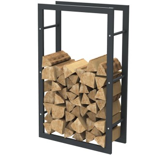 BAKAJI  Μεταλλική Υποστήριξη Ξυλοθήκης Εσωτερικού Χώρου Τζακιού Σόμ...