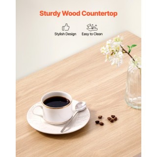 VEVOR Φορητό Τρόλεϊ Κουζίνας με Αποθηκευτικό Χώρο και Συρτάρι BFBYD...