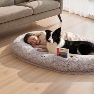 VEVOR Ορθοπεδικό Ανθρώπινο Κρεβάτι για Κατοικίδια με Αφρό Μνήμης, 1...