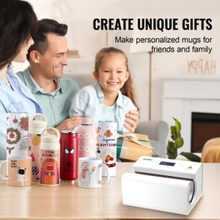VEVOR Αυτόματο Θερμοπιεστήριο Κούπας 11-30oz Λευκό  ZNKBJ30OZSLBSKY...