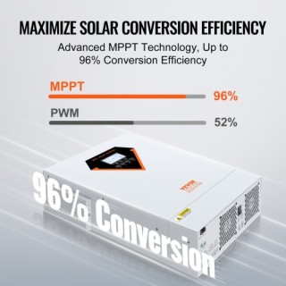 VEVOR Υβριδικός Ηλιακός Αντιστροφέας 5500W 230V με 100A MPPT Ελεγκτ... VEVOR Υβριδικός Ηλιακός Αντιστροφέας 5500W 230V με 100A MPPT Ελεγκτ...