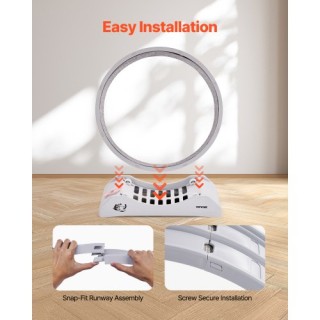 VEVOR Τροχός Άσκησης Γάτας 31.5 Εσωτερικός Λευκός SLMPBJBSPP31K33DZV0