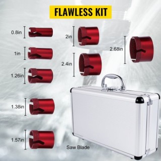 Σετ Διαμαντοτρύπανα VEVOR 20-68MM για Πλακάκια/Κεραμικά/Μάρμαρο/Πορ... Σετ Διαμαντοτρύπανα VEVOR 20-68MM για Πλακάκια/Κεραμικά/Μάρμαρο/Πορ...