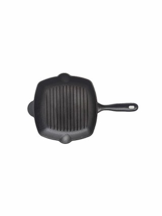 ESTIA Μαντεμένια Αντικολλητική Γκριλιέρα IRON 28cm για Ομοιόμορφο Ψ...