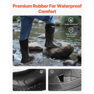 VEVOR Ανδρικές Προστατευτικές Μπότες Εργασίας Νεοπρένιο Καουτσούκ Μ... VEVOR Ανδρικές Προστατευτικές Μπότες Εργασίας Νεοπρένιο Καουτσούκ Μ...