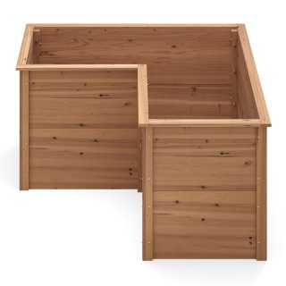 Costway Υψηλό Υπερυψωμένο Παρτέρι L-Σχήματος από Μασίφ Ξύλο Ελάτης ... Costway Υψηλό Υπερυψωμένο Παρτέρι L-Σχήματος από Μασίφ Ξύλο Ελάτης ...