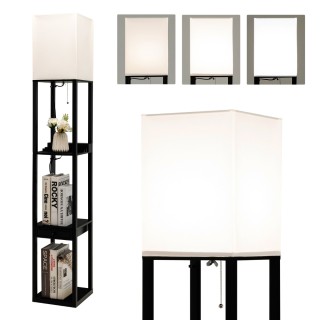 Costway Πολυλειτουργικό Φωτιστικό Δαπέδου με Ράφια και Θύρα Φόρτισ... Costway Πολυλειτουργικό Φωτιστικό Δαπέδου με Ράφια και Θύρα Φόρτισ...