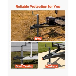 VEVOR Βαρέως Τύπου Κλειδαριά Ρυμουλκούμενου για Συζεύξεις 2-5/16 Ίν...