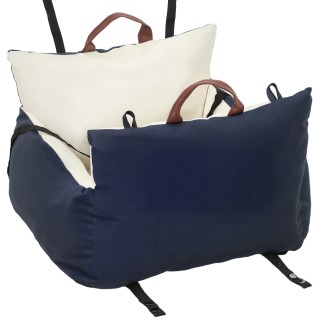 PawHut Κάθισμα Αυτοκινήτου για Σκύλους Μικρού Μεγέθους με Ζώνη Ασφα...