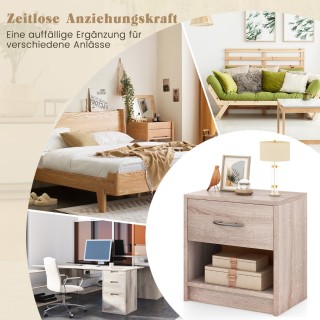 Costway Κομοδίνο με Κλασική Γοητεία και Λειτουργικότητα HU10887NA