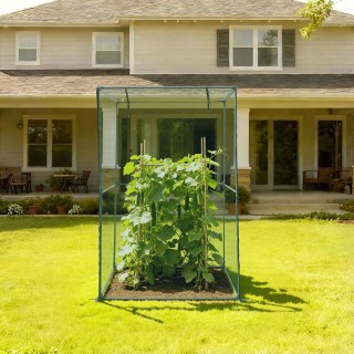 VEVOR Υψηλή Κάλυψη Καλλιεργειών με Φερμουάρ 1.2 x 1.2 x 1.8 μ - Αντ...